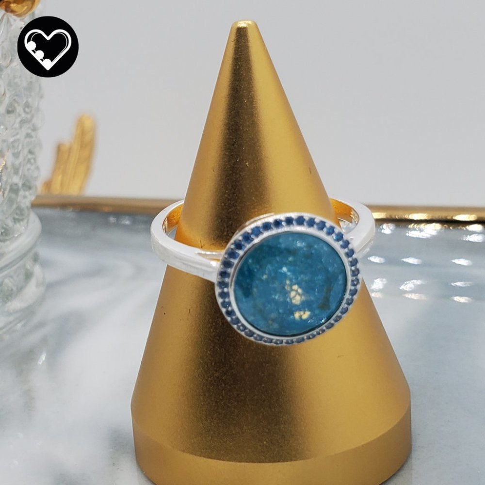 Blue circular ring